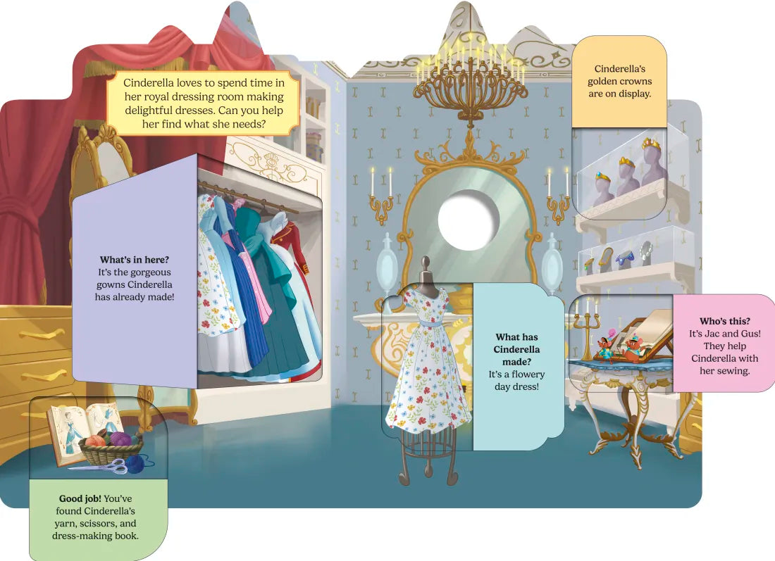 Disney Princess Cinderella's Play Castle US - Hardback