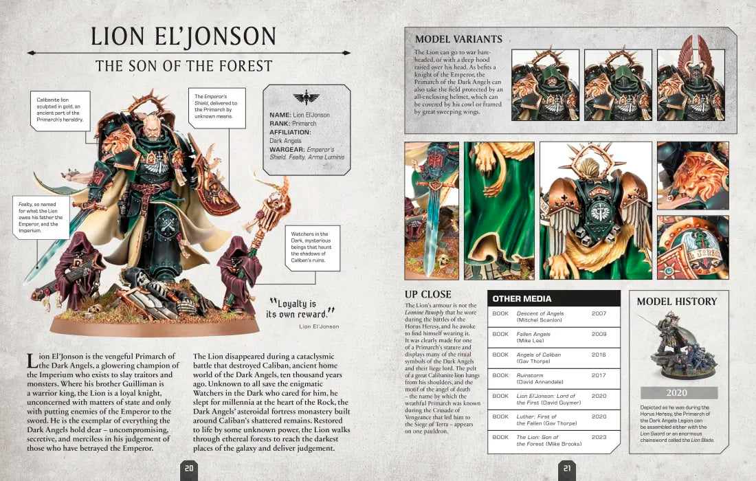 Warhammer 40,000 Character Encyclopedia (Library Edition) US - Hardback