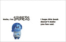 Disney Inside Out 2 Hello, I'm Sadness US - Hardback