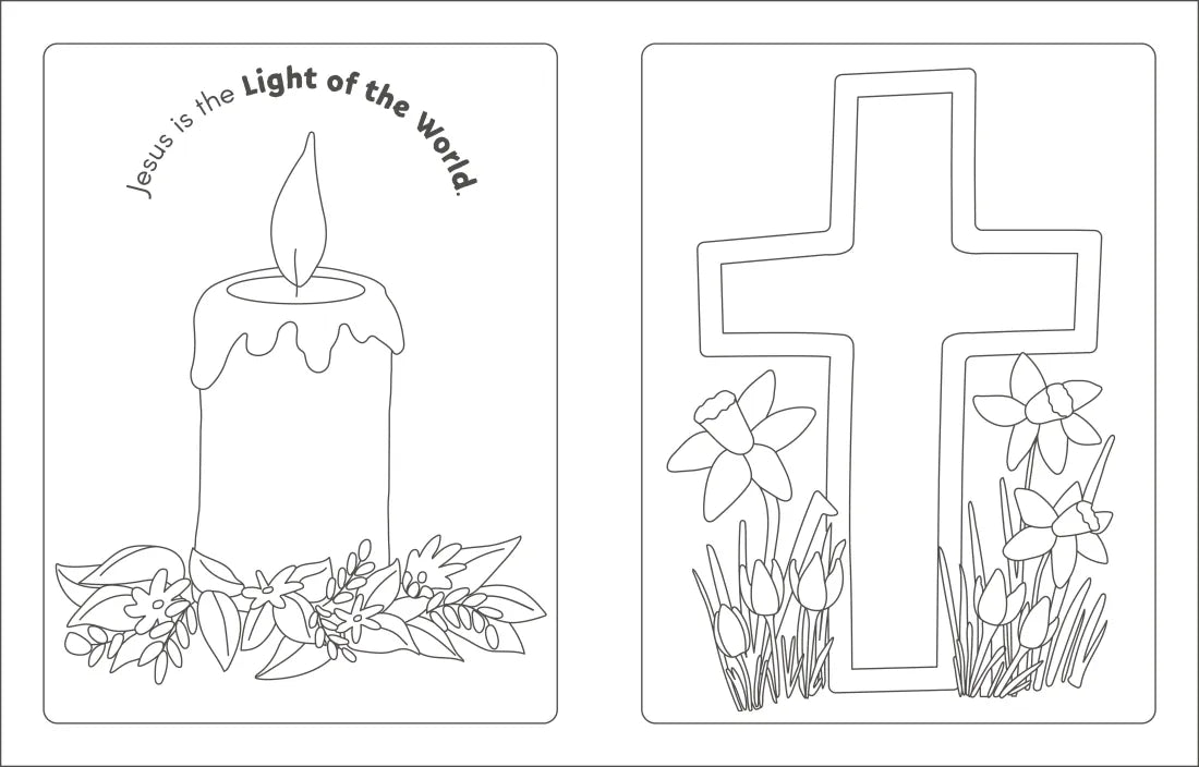 Color My Bible Stories: Easter US - Paperback / softback