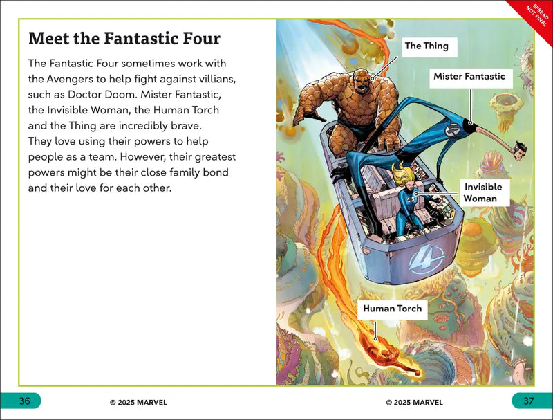 DK Super Readers Level 3 Marvel Avengers in Action US - Hardback