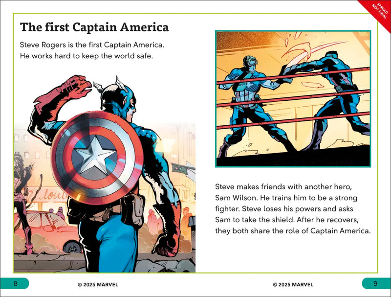 DK Super Readers Level 3 Marvel Avengers in Action US - Hardback