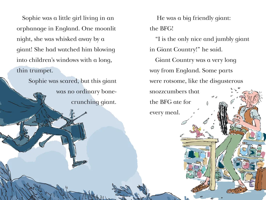 The BFG: The Gloriumptious Giant Capture US - Paperback / softback