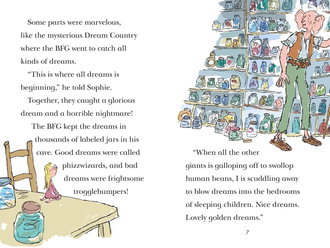 The BFG: The Gloriumptious Giant Capture US - Paperback / softback