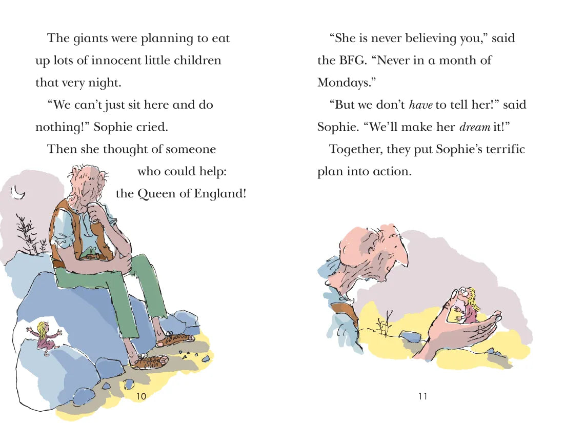 The BFG: The Gloriumptious Giant Capture US - Paperback / softback