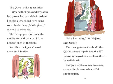 The BFG: The Gloriumptious Giant Capture US - Paperback / softback