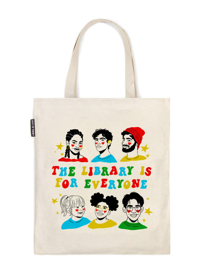 Mychal Threets: The Library is for Everyone Tote Bag-Lifestyle and Leisure-買書書 BuyBookBook
