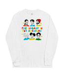 Mychal Threets: Library is for Everyone Unisex Long Sleeve XXX-Large-Lifestyle and Leisure-買書書 BuyBookBook