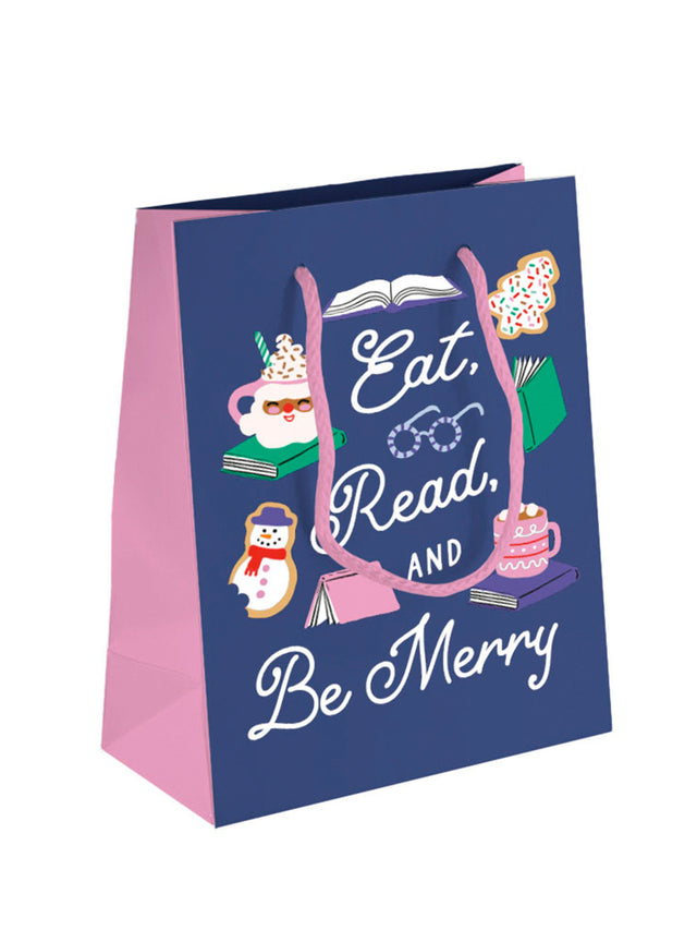 Eat, Read, & Be Merry (2025) Gift Bag (Large)-Lifestyle and Leisure-買書書 BuyBookBook