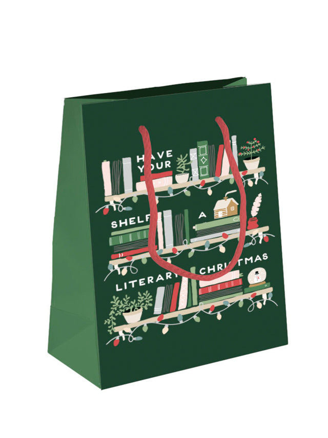 Have Your Shelf a Literary Christmas Gift Bag (Large)-Lifestyle and Leisure-買書書 BuyBookBook