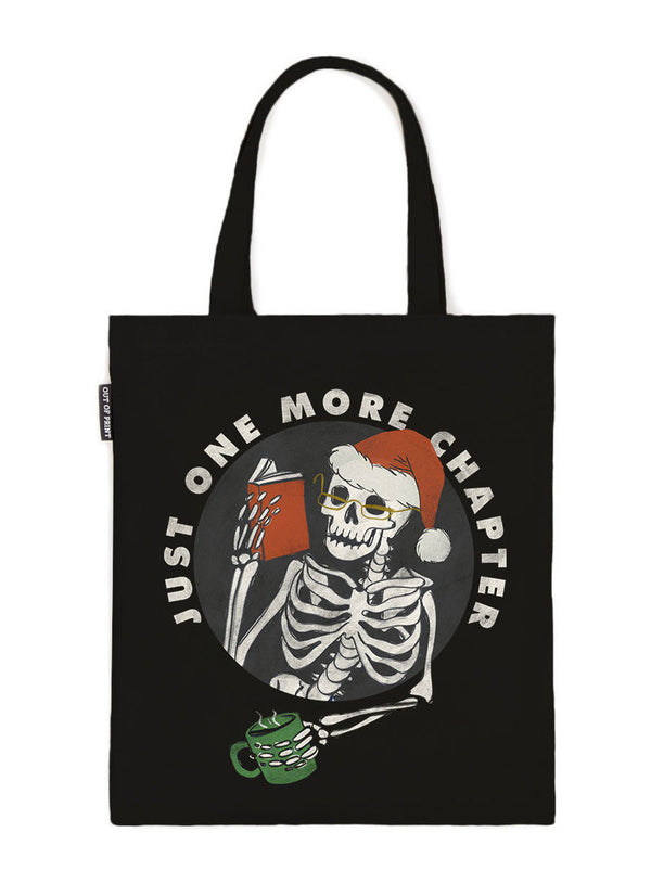 Just One More Chapter Holiday Tote Bag-Lifestyle and Leisure-買書書 BuyBookBook