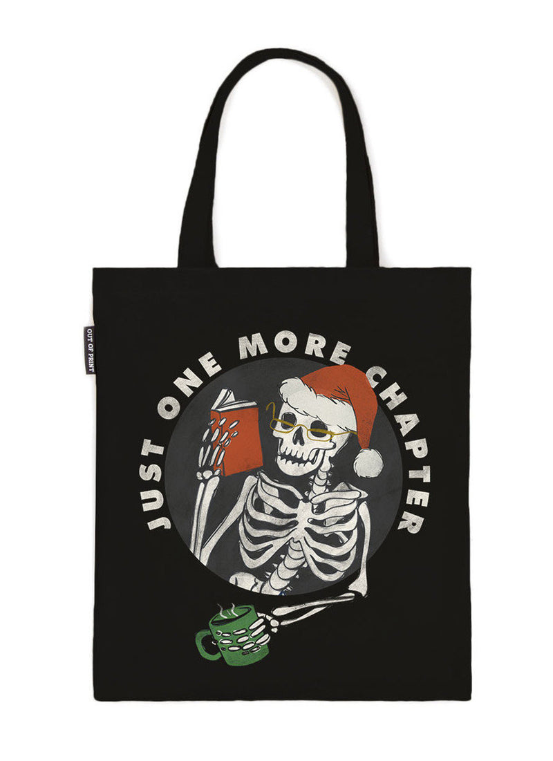 Just One More Chapter Holiday Tote Bag-Lifestyle and Leisure-買書書 BuyBookBook