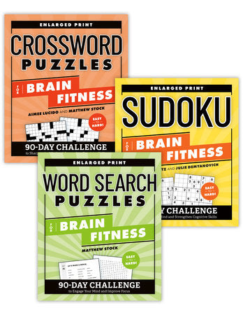 Cover of Brain Fitness Puzzle Games Variety Pack (ISBN 9798217150939)