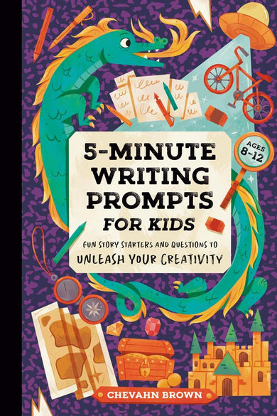 5-Minute Writing Prompts for Kids-Children’s Educational: Language/ literature/ literacy-買書書 BuyBookBook