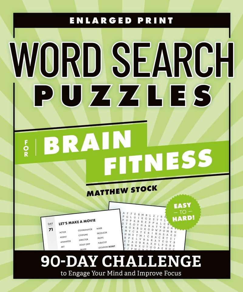 Word Search Puzzles for Brain Fitness-Hobbies/ quizzes/ games-買書書 BuyBookBook