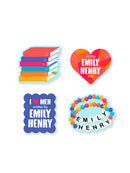 Emily Henry Stickers - Sticker Set of 4-Lifestyle and Leisure-買書書 BuyBookBook