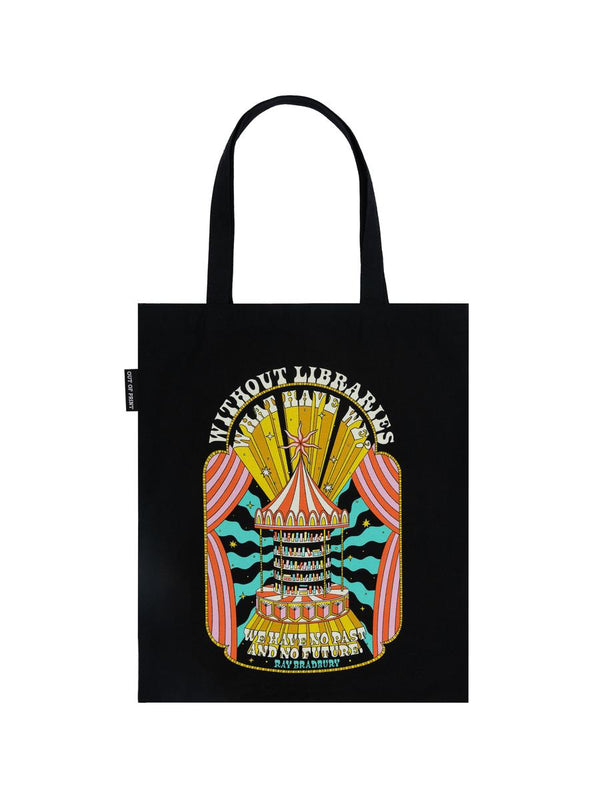 Ray Bradbury: Without Libraries Tote Bag-Lifestyle and Leisure-買書書 BuyBookBook
