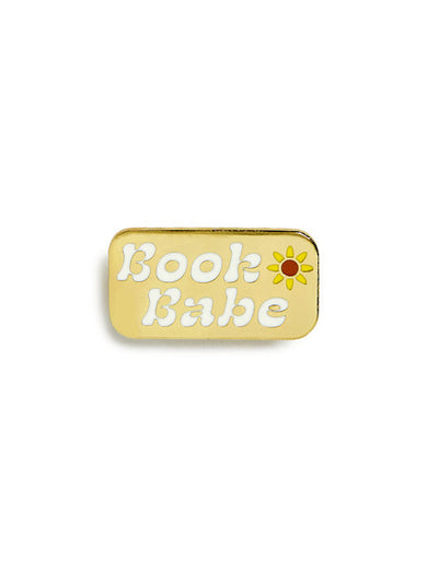 Book Babe Enamel Pin cover