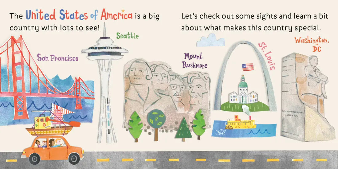 Hello, World! USA US - Board book