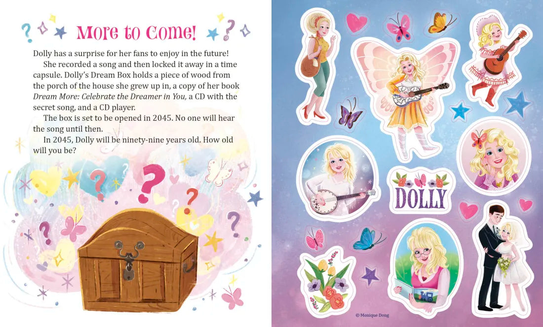 Dolly Parton Ultimate Fan Edition Little Golden Book Biography US - Hardback