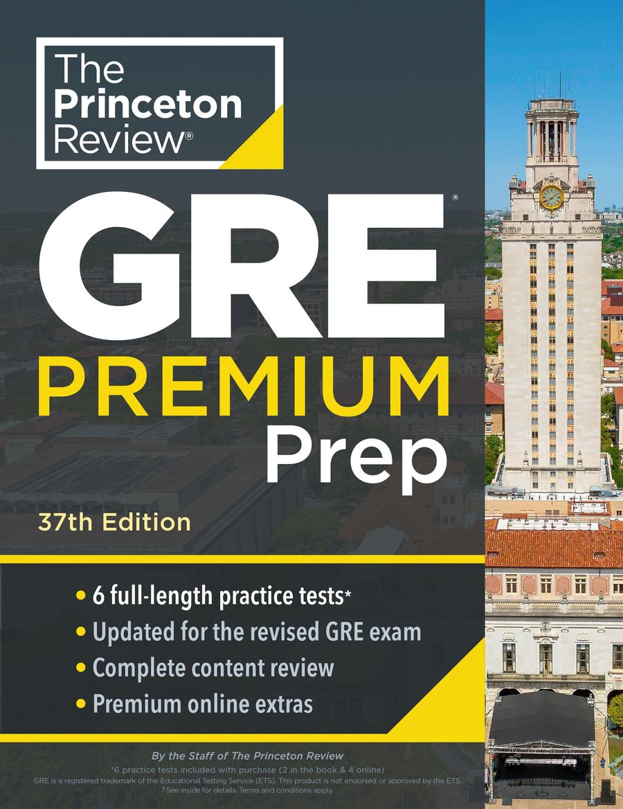 Princeton Review GRE Premium Prep, 37th Edition-Education-買書書 BuyBookBook