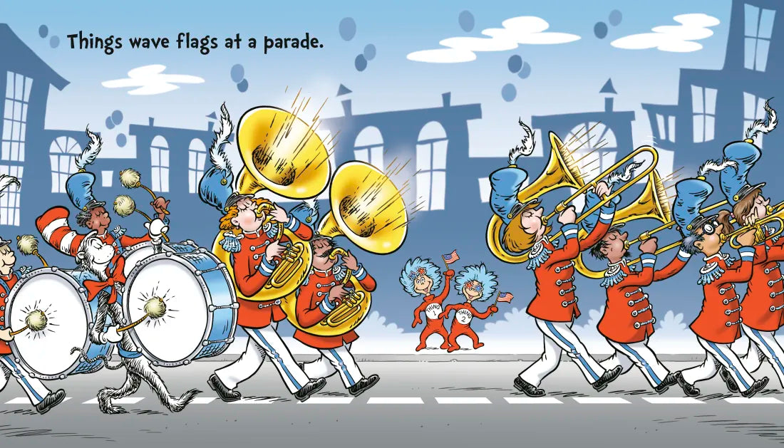 Dr. Seuss's Red, White, and Blue Things US - Board book