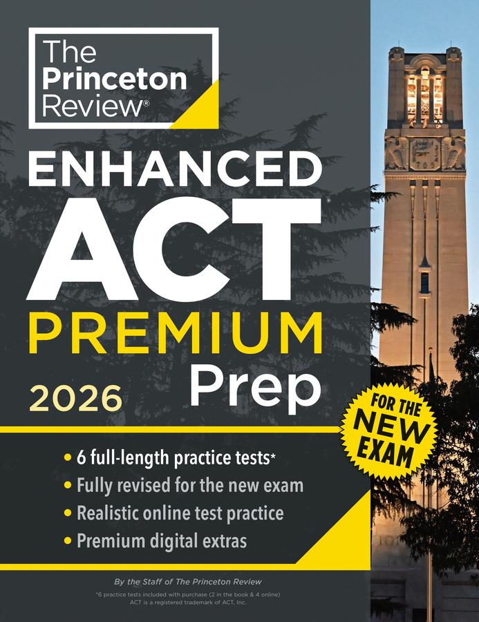 Princeton Review Enhanced ACT Premium Prep, 2026-Educational: Study and revision guides-買書書 BuyBookBook