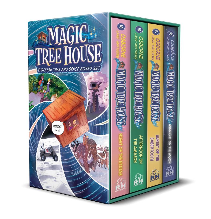 Magic Tree House Through Time and Space Boxed Set: Graphic Novels 5-8 Magic Tree House Through Time and Space Boxed Set: Graphic Novels 5-8