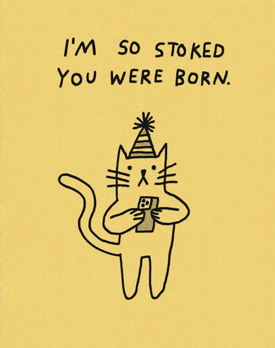 Humor Us Greeting Cards: Birthday - I'm So Stoked You Were Born (Pack of 6)-Lifestyle and Leisure-買書書 BuyBookBook