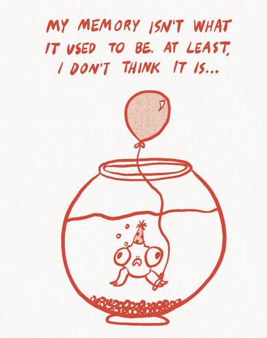 Humor Us Greeting Cards: Birthday - My Memory Isn't What It Used to Be (Pack of 6)-Lifestyle and Leisure-買書書 BuyBookBook