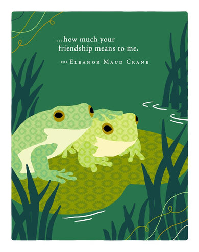 Positively Green Greeting Cards: Friendship - How Much Your Friendship Means (Pack of 6)-Lifestyle and Leisure-買書書 BuyBookBook