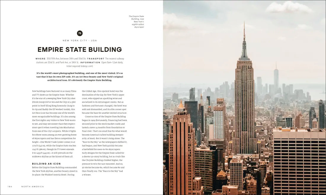 100 Iconic Buildings to See Before You Die US - Hardback