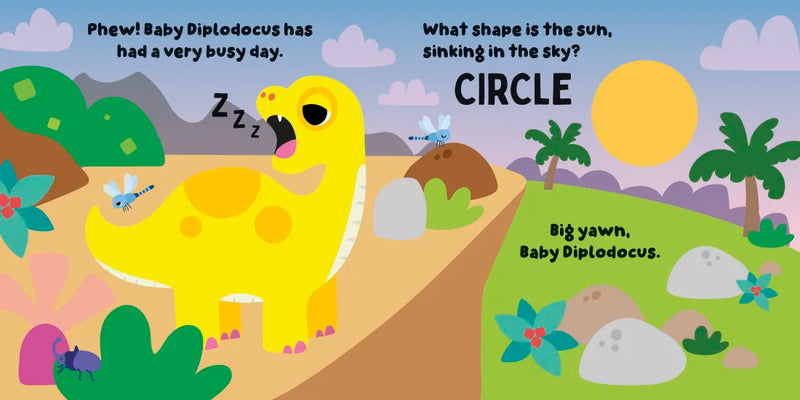Baby Diplodocus Finds Shapes US - Board book