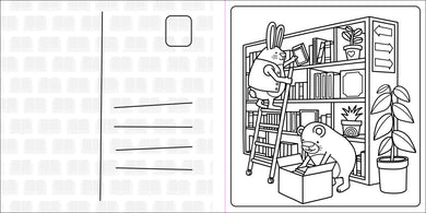 Super Cuties: A Cozy Bookstore Coloring Book US - Paperback / softback
