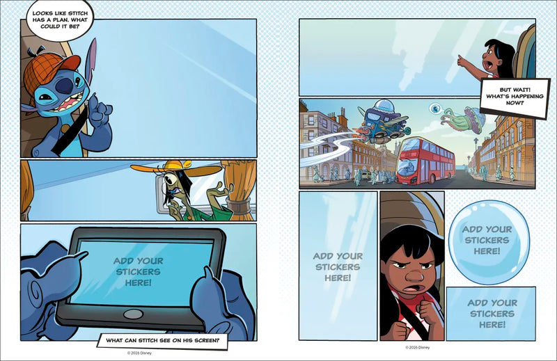 Disney Stitch Story Sticker Book US - Paperback / softback