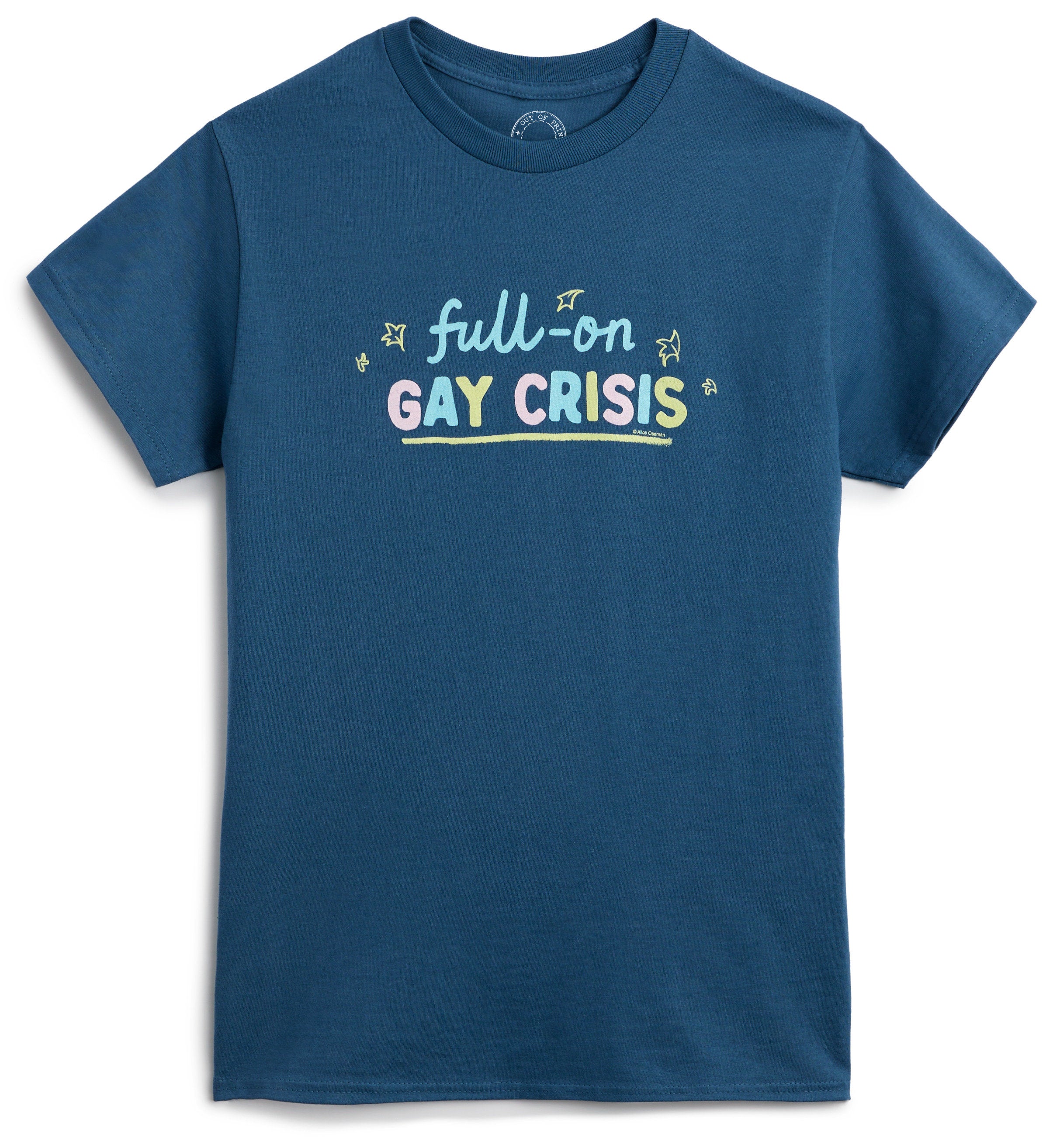 Heartstopper: Full-on Gay Crisis Unisex T-Shirt Medium