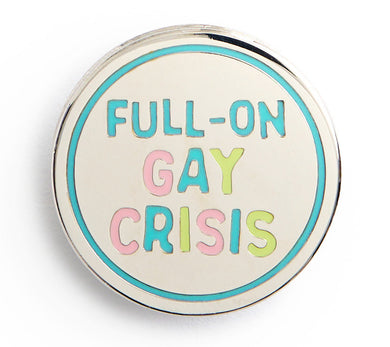 Heartstopper: Full-on Gay Crisis Enamel Pin-Lifestyle and Leisure-買書書 BuyBookBook