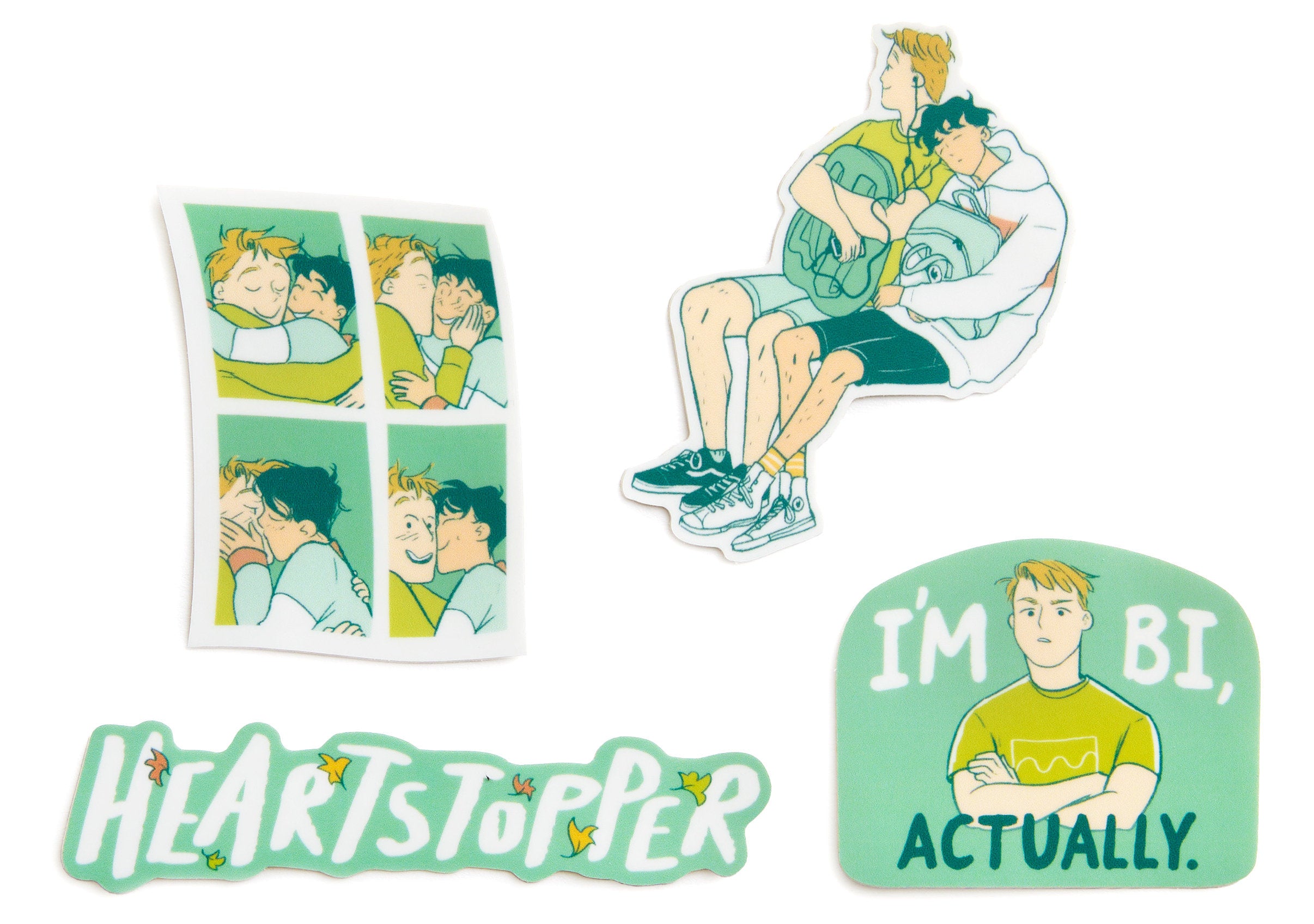 Heartstopper: Boy Meets Boy Stickers - Sticker Set of 4-Lifestyle and Leisure-買書書 BuyBookBook