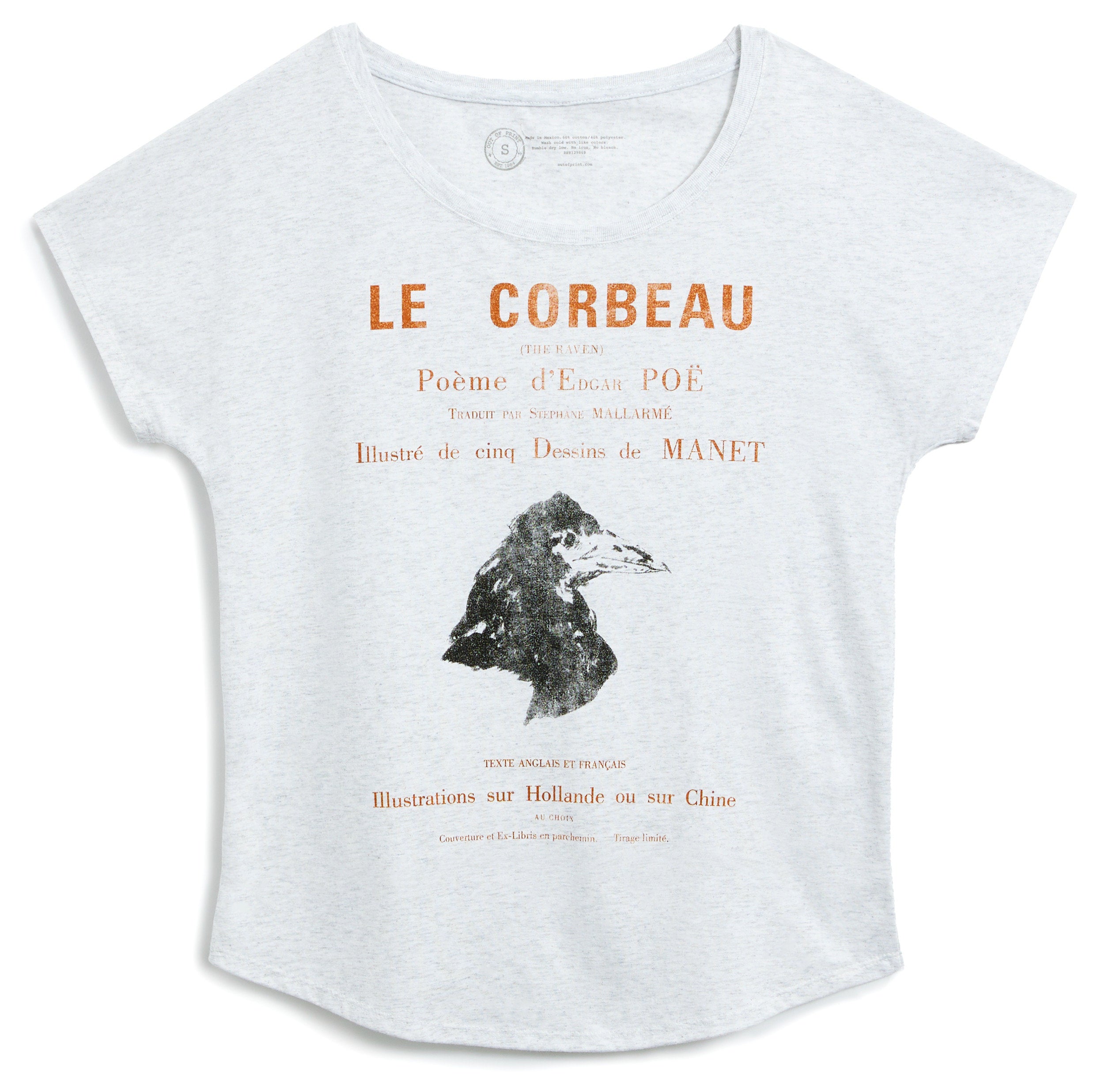 The Raven (French Edition) Women's Relaxed Fit T-Shirt X-Large