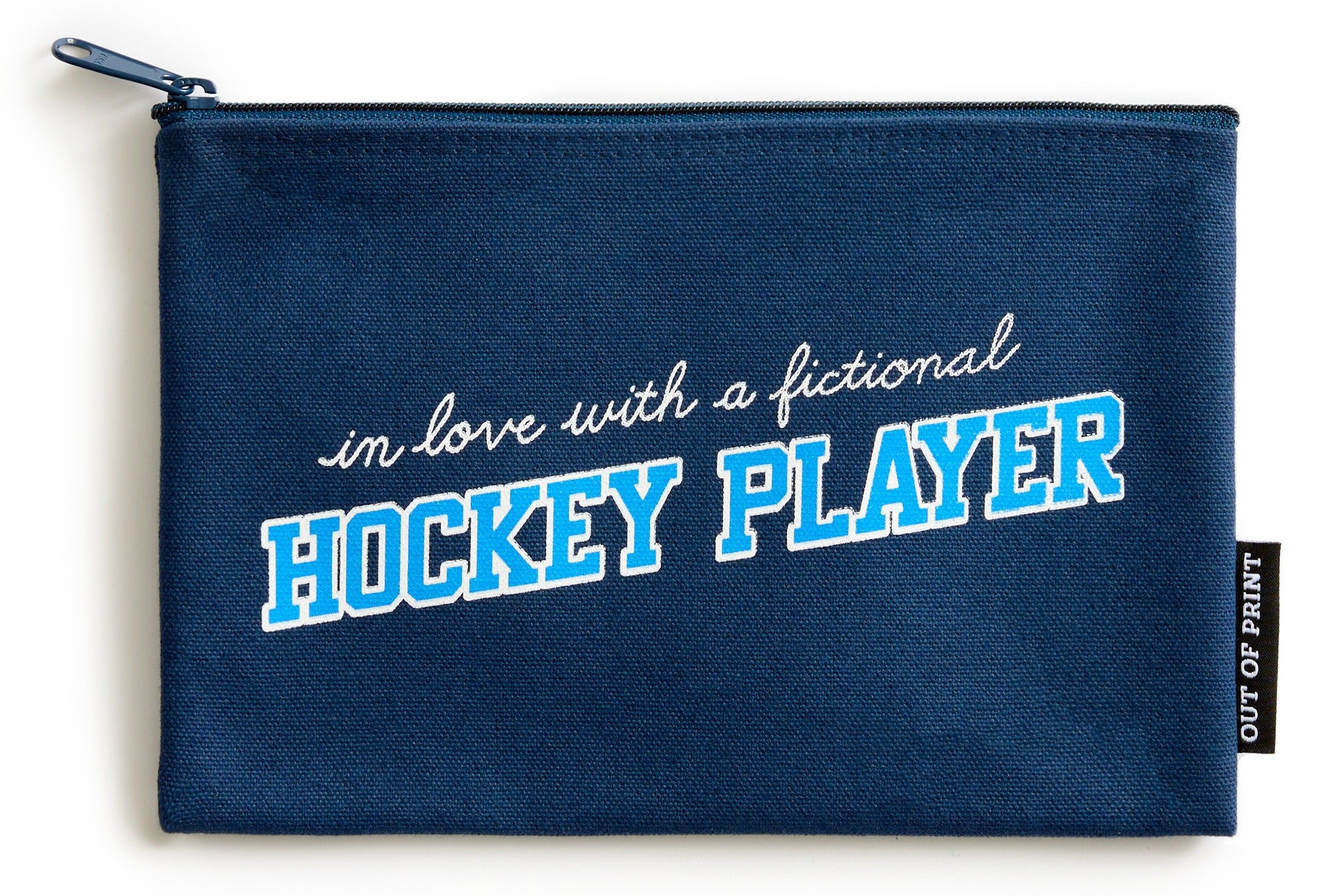 In Love with a Fictional Hockey Player Pouch