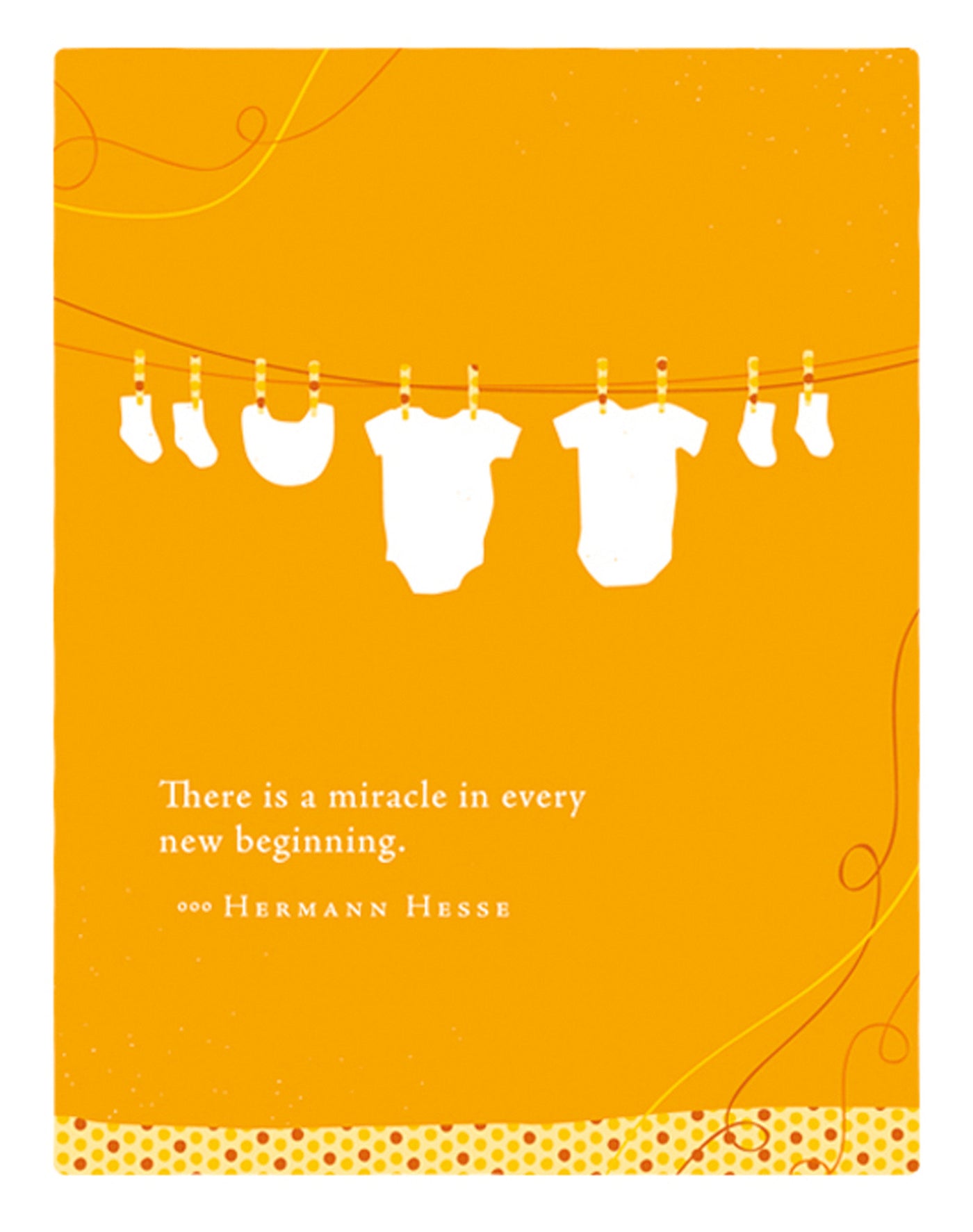 Positively Green Greeting Cards: Baby - There is a miracle in every (Pack of 6)
