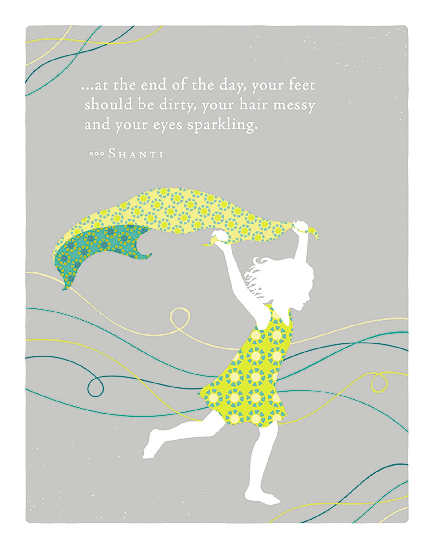 Positively Green Greeting Cards: Birthday - At the end of the day, your feet should (Pack of 6)