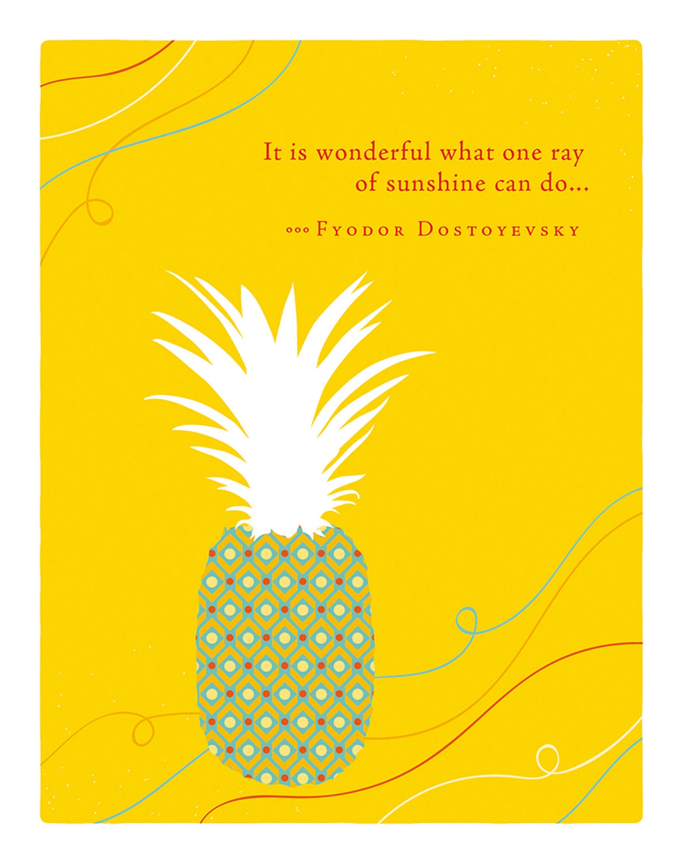 Positively Green Greeting Cards: Thank You - It is wonderful what one ray of sunshine (Pack of 6)