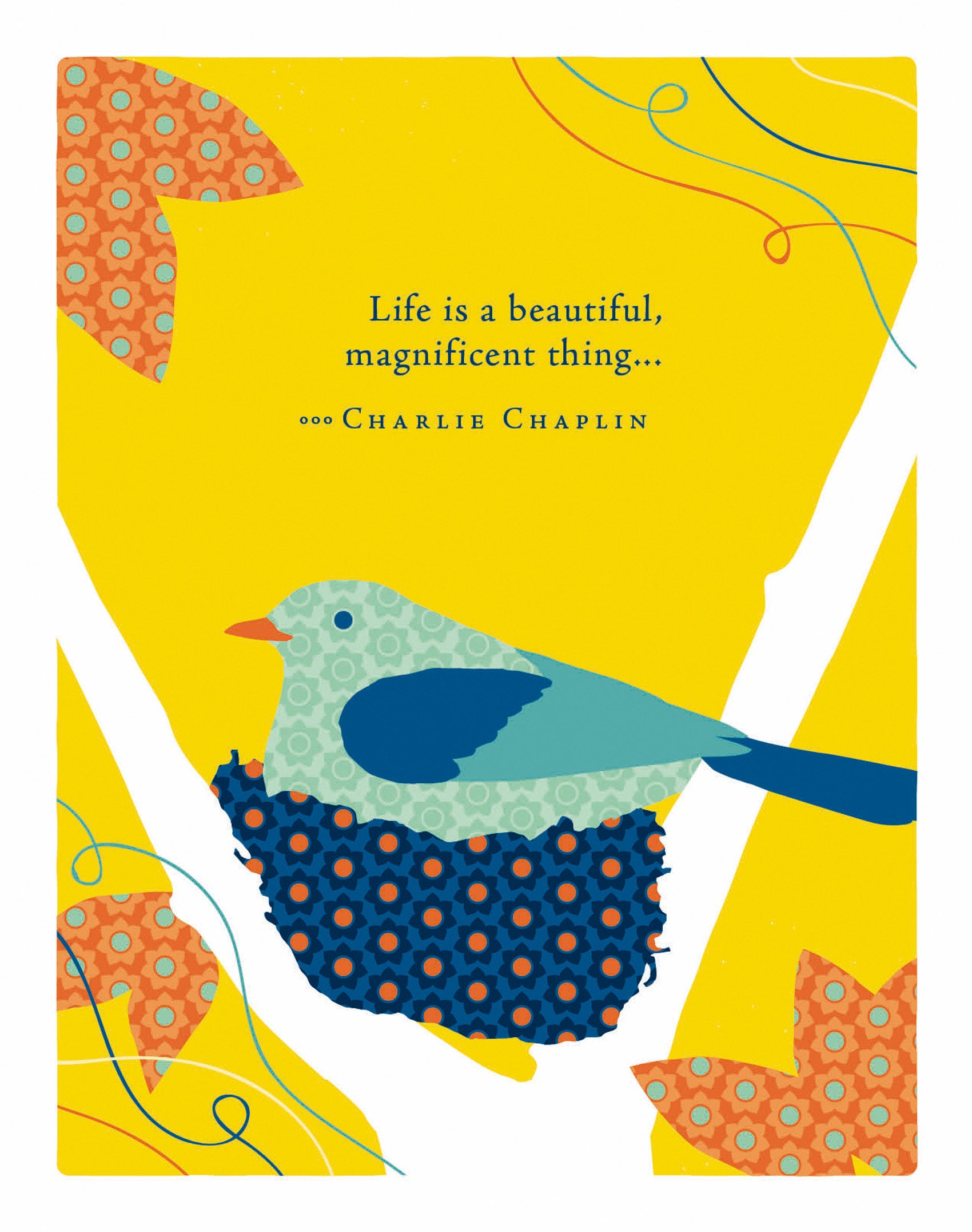 Positively Green Greeting Cards: Baby - Life is beautiful, magnificent thing (Pack of 6)
