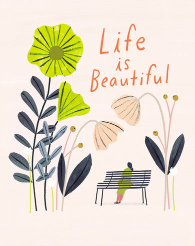 Love Muchly Greeting Cards: Birthday - Life is beautiful (Pack of 6)