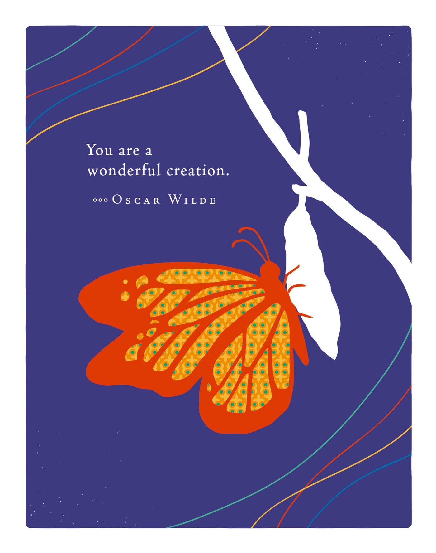 Positively Green Greeting Cards: Encouragement - You are a wonderful creation (Pack of 6)