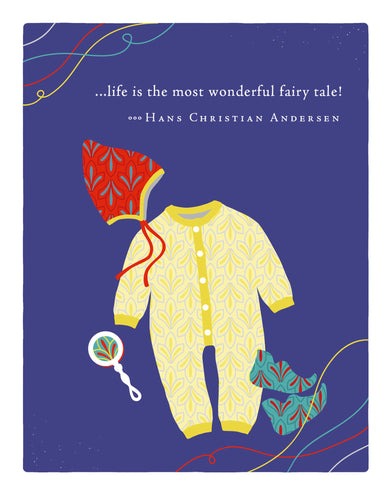 Positively Green Greeting Cards: Baby - Life is the most wonderful fairy tale (Pack of 6)