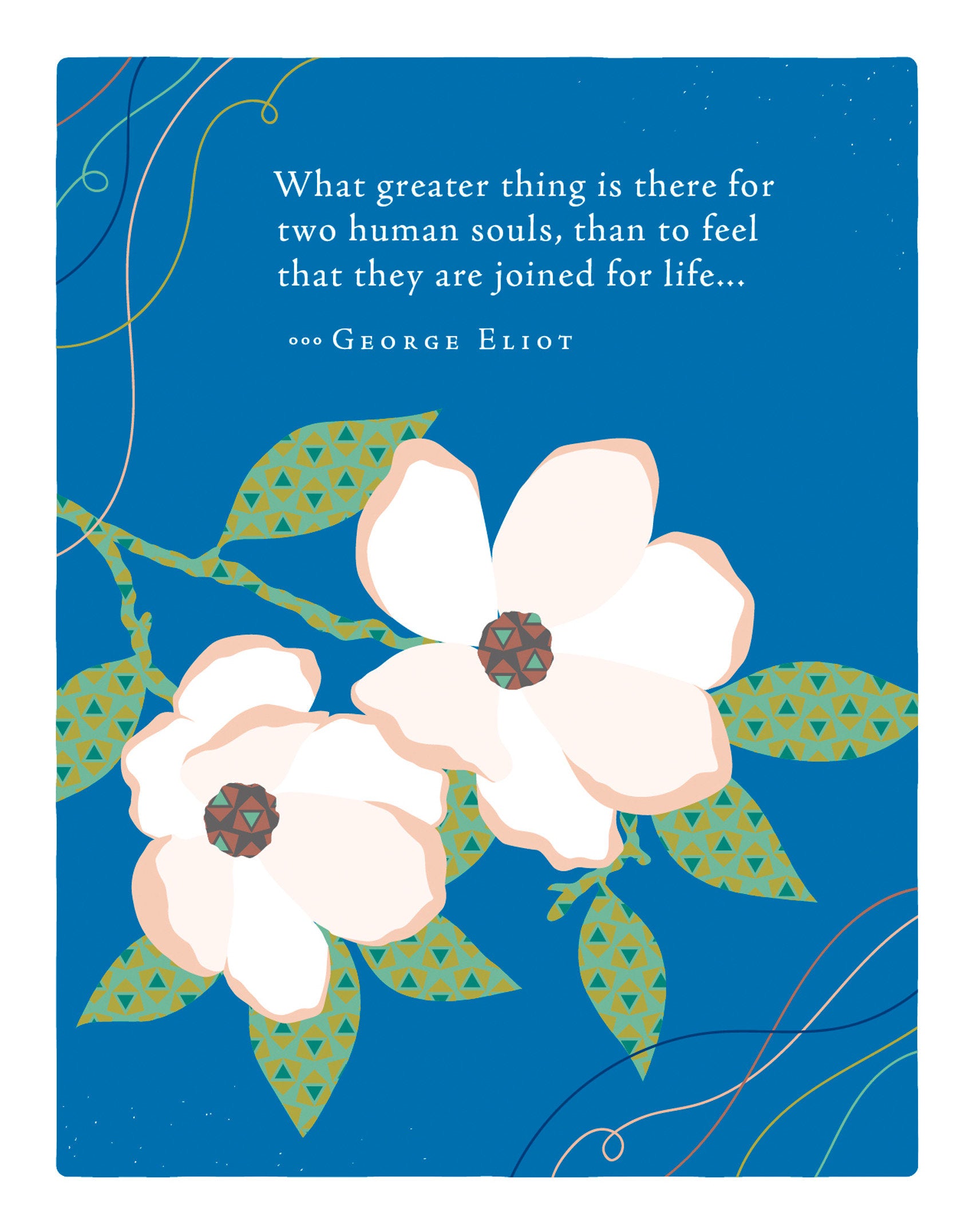 Positively Green Greeting Cards: Love - What greater thing is there for two (Pack of 6)