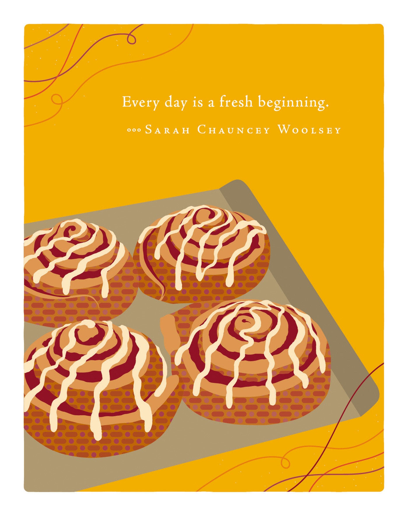 Positively Green Greeting Cards: Birthday - Every day is a fresh beginning (Pack of 6)
