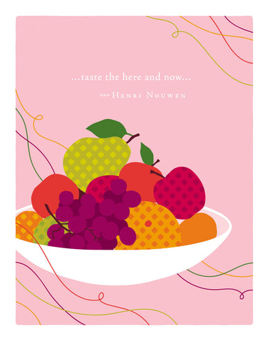 Positively Green Greeting Cards: Birthday - Taste the here and now (Pack of 6)